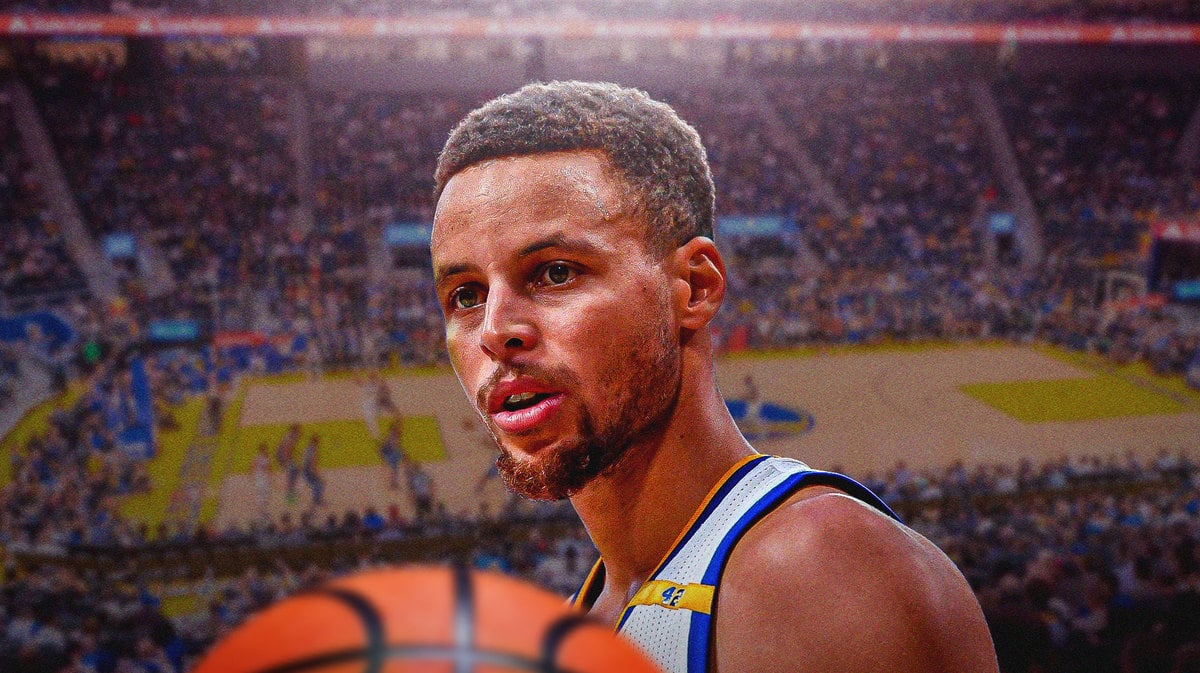 Warriors' Stephen Curry looking serious