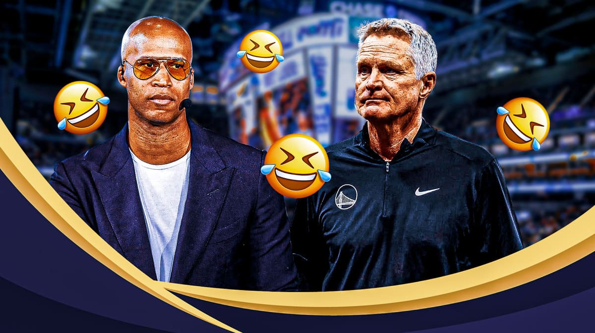 ESPN NBA analyst Richard Jefferson and Golden State Warriors head coach Steve Kerr