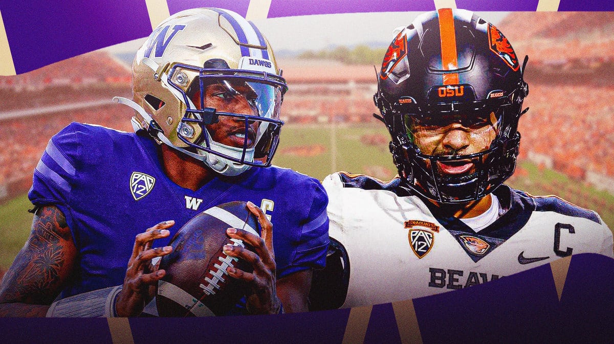 Michael Penix Jr. for Washington football and DJ Uiagalelei for Oregon State football