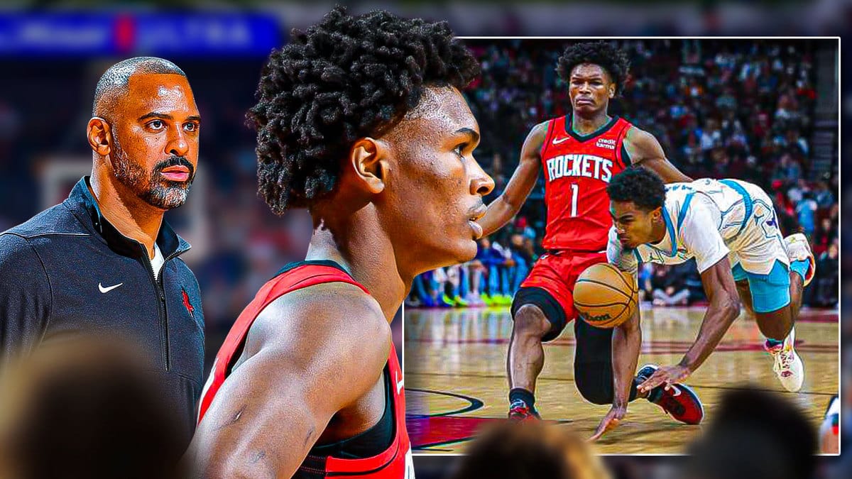 Amen Thompson suffered an ankle sprain in the Rockets' win over the Hornets