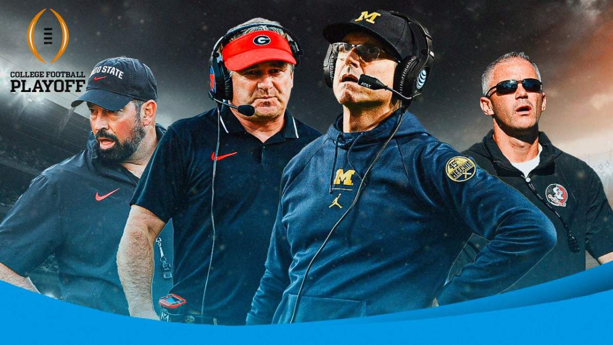 College Football Playoff, with top teams coaches