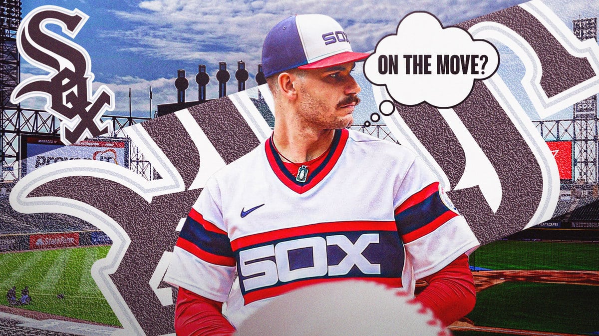 White Sox star Dylan Cease wondering "On the move?" at Guaranteed Rate Field