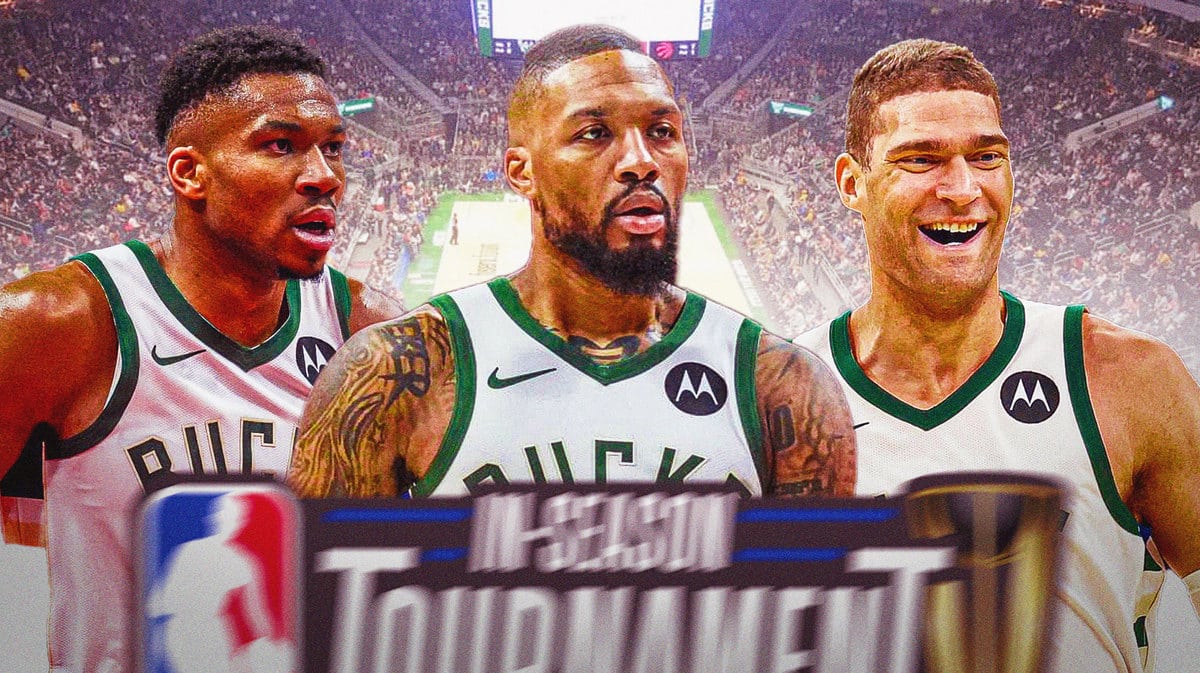 Bucks, Giannis Antetokounmpo, Damian Lillard, Brook Lopez, NBA In-Season Tournament