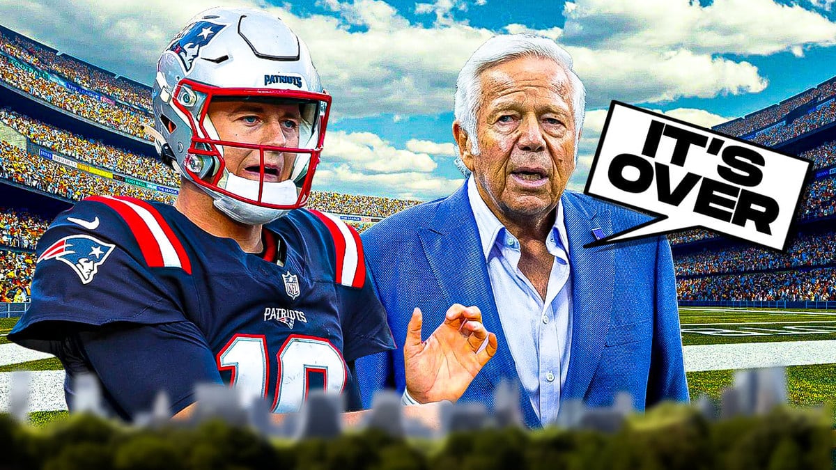 Patriots owner Robert Kraft saying "It's over" to Mac Jones