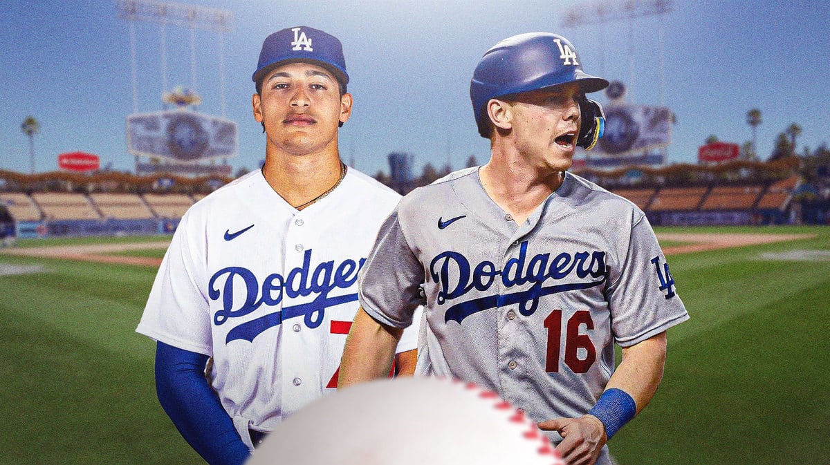 Dodgers' Will Smith, Dodgers' Diego Cartaya