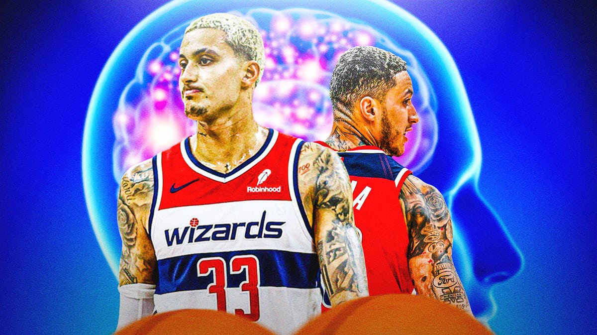 Wizards' Kyle Kuzma in the galaxy brain meme