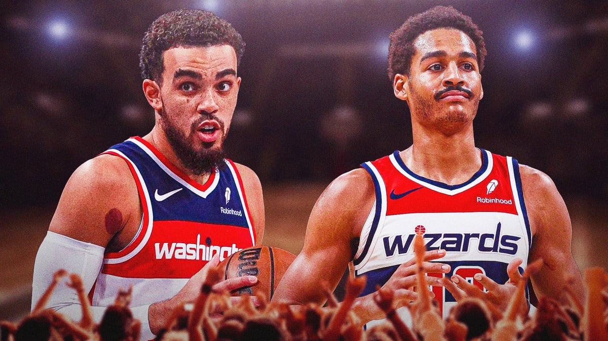 Wizards Tyus Jones and Jordan Poole