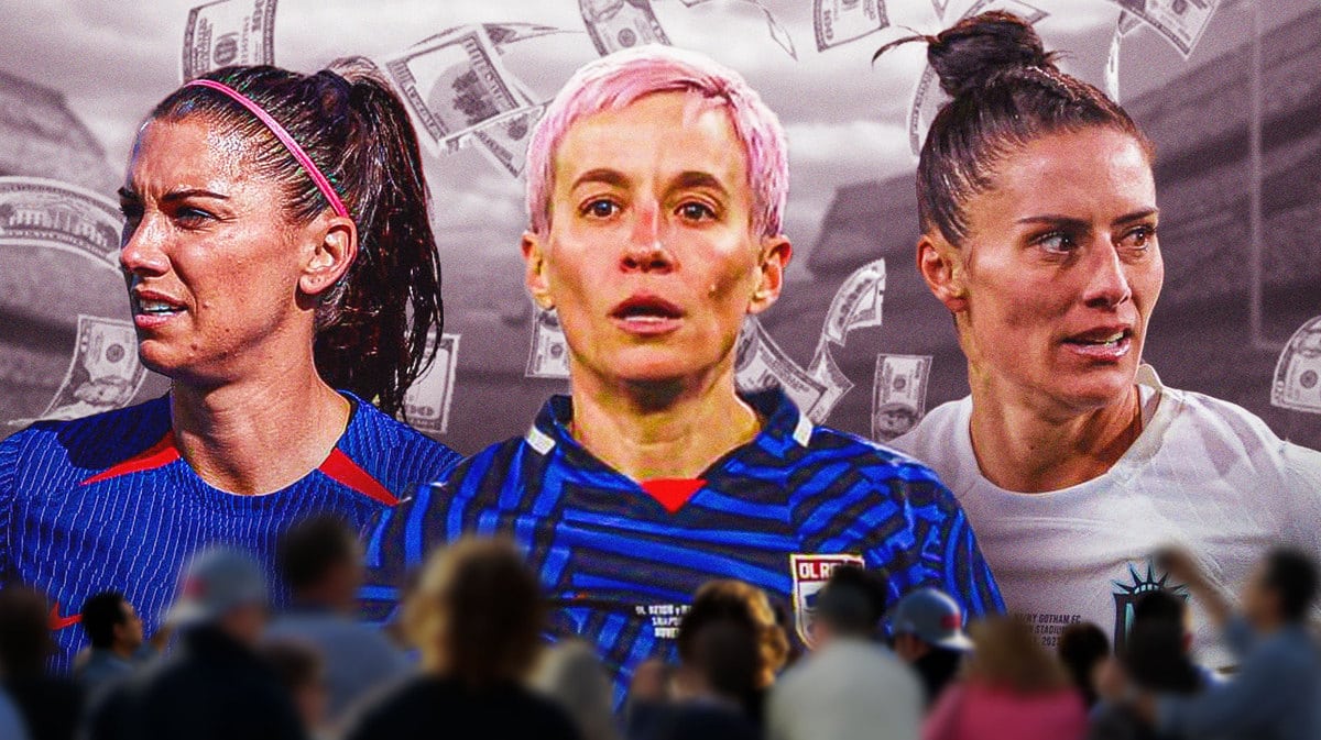 Different professional women soccer players like Alex Morgan, Megan Rapinoe, Ali Krieger