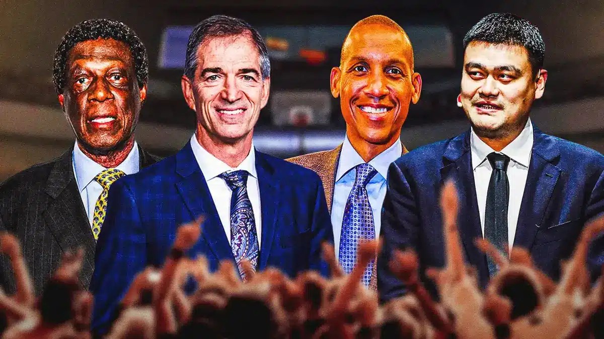 Elgin Baylor, John Stockton, Reggie Miller and Yao Ming.