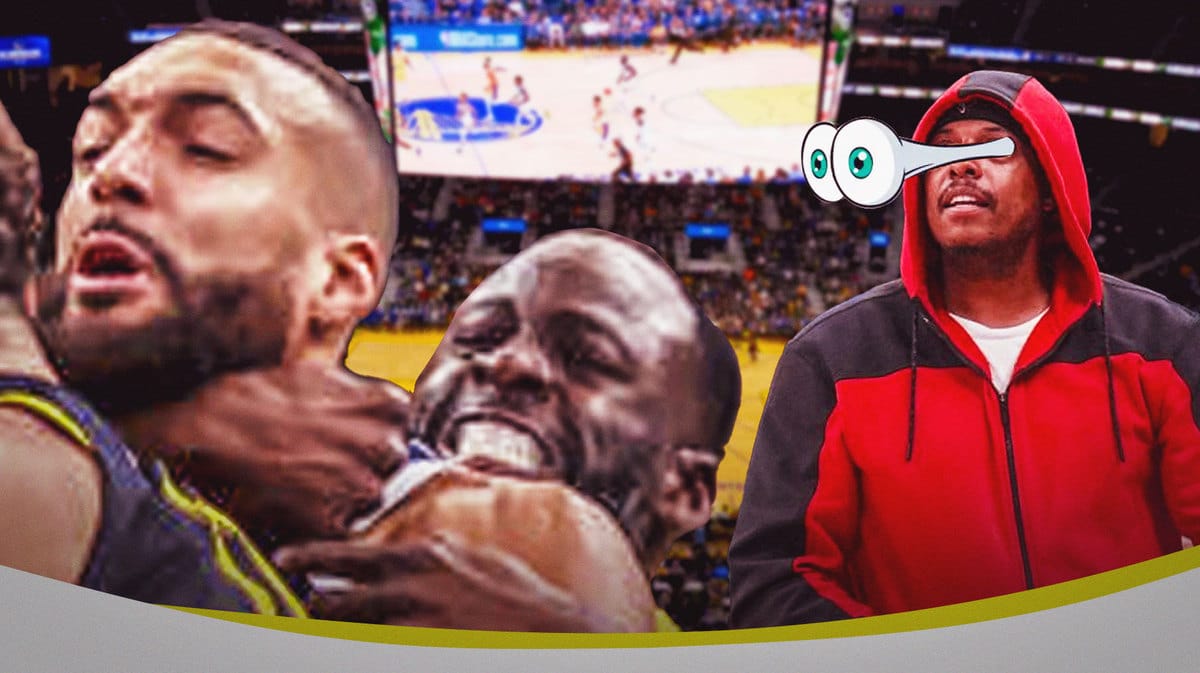 Rudy Gobert, Draymond Green, and Paul Pierce