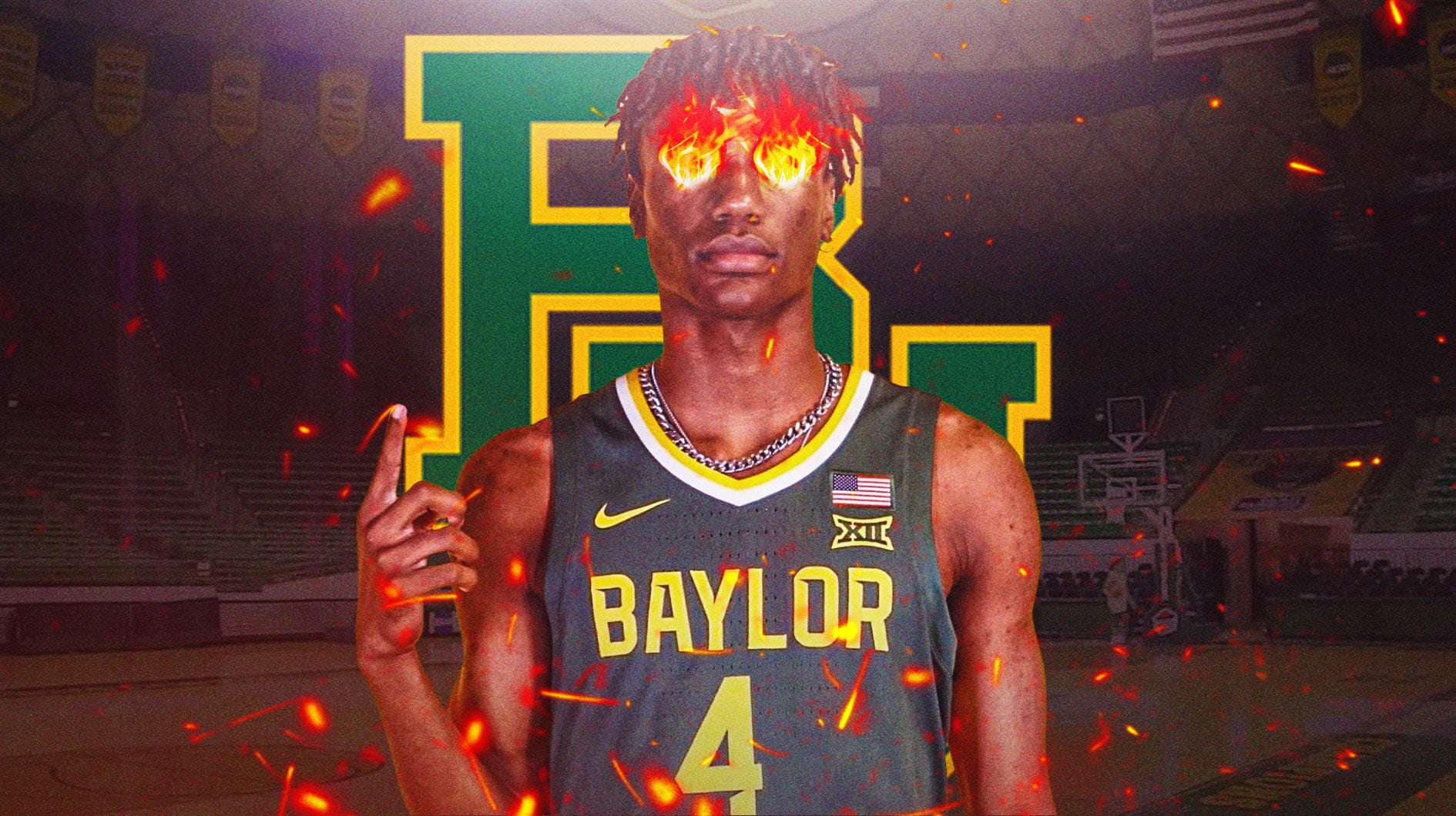 Baylor basketball's Ja'Kobe Walter pulls off epic Division I feat vs