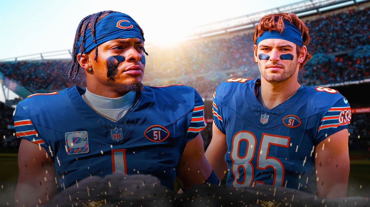 Justin Fields and Cole Kmet face the Lions on Sunday at Ford Field