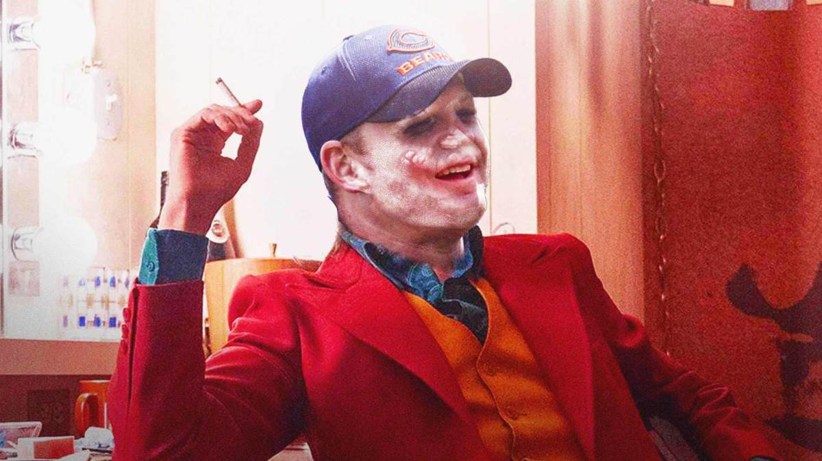 Bears offensive coordinator Luke Getsy as Joker