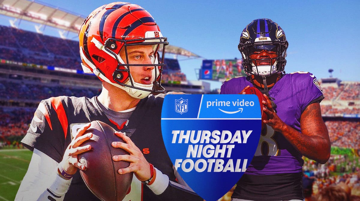 Joe Burrow of the Bengals and Lamar Jackson of the Ravens on Thursday Night Football