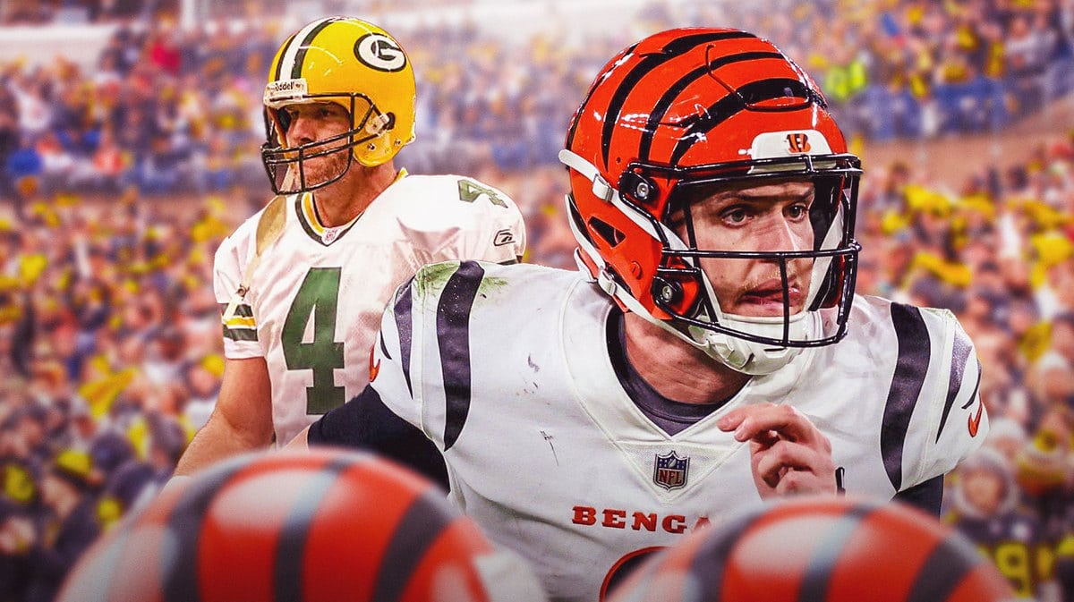 Brett Favre and Jake Browning