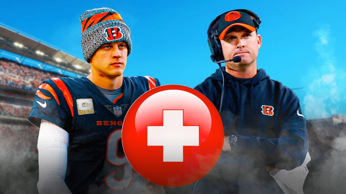 Cincinnati Bengals quarterback Joe Burrow and head coach Zac Taylor