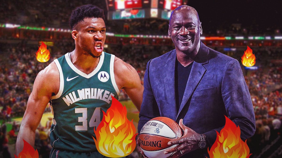 Michael jordan on sale giannis antetokounmpo