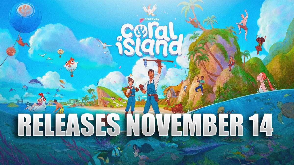 Coral Island Release Date, Gameplay, Story, Details with the caption 'Releases November 14'