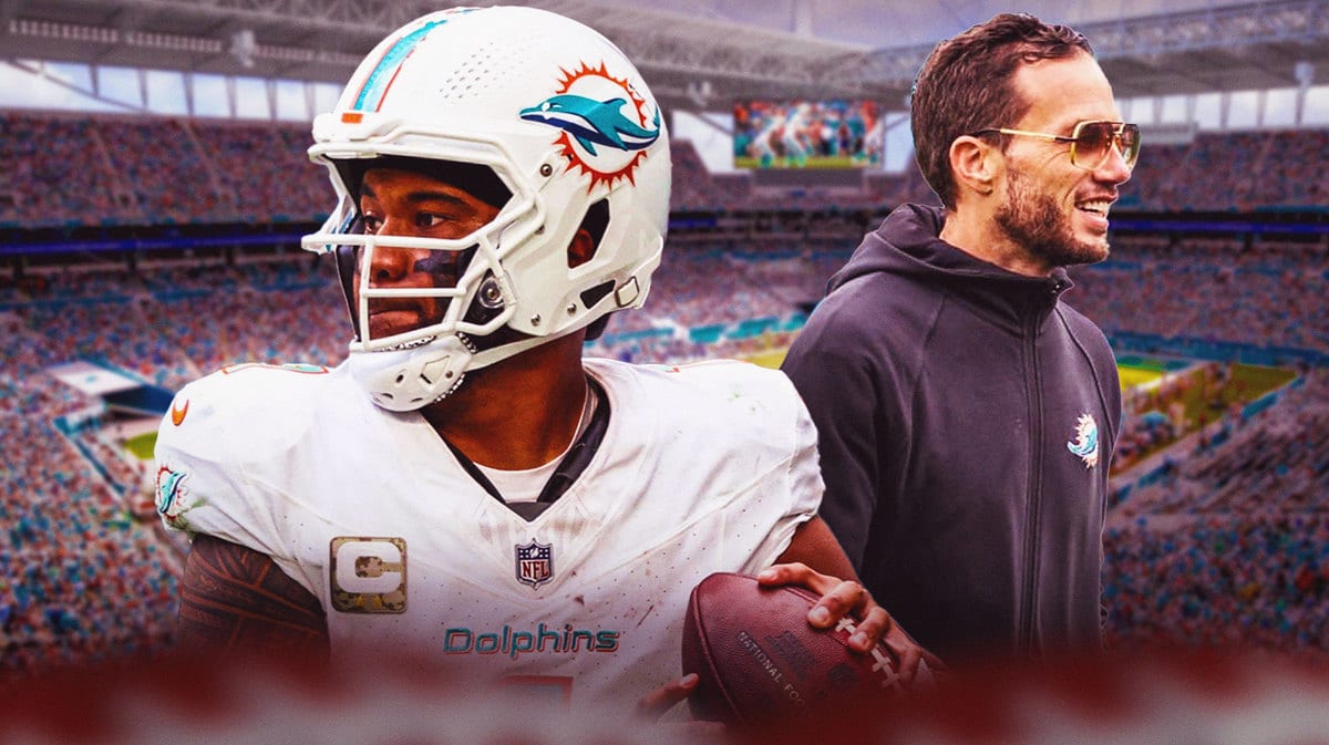 Mike McDaniel and Tua Tagovailoa have a chance to lead the Dolphins to the top of AFC