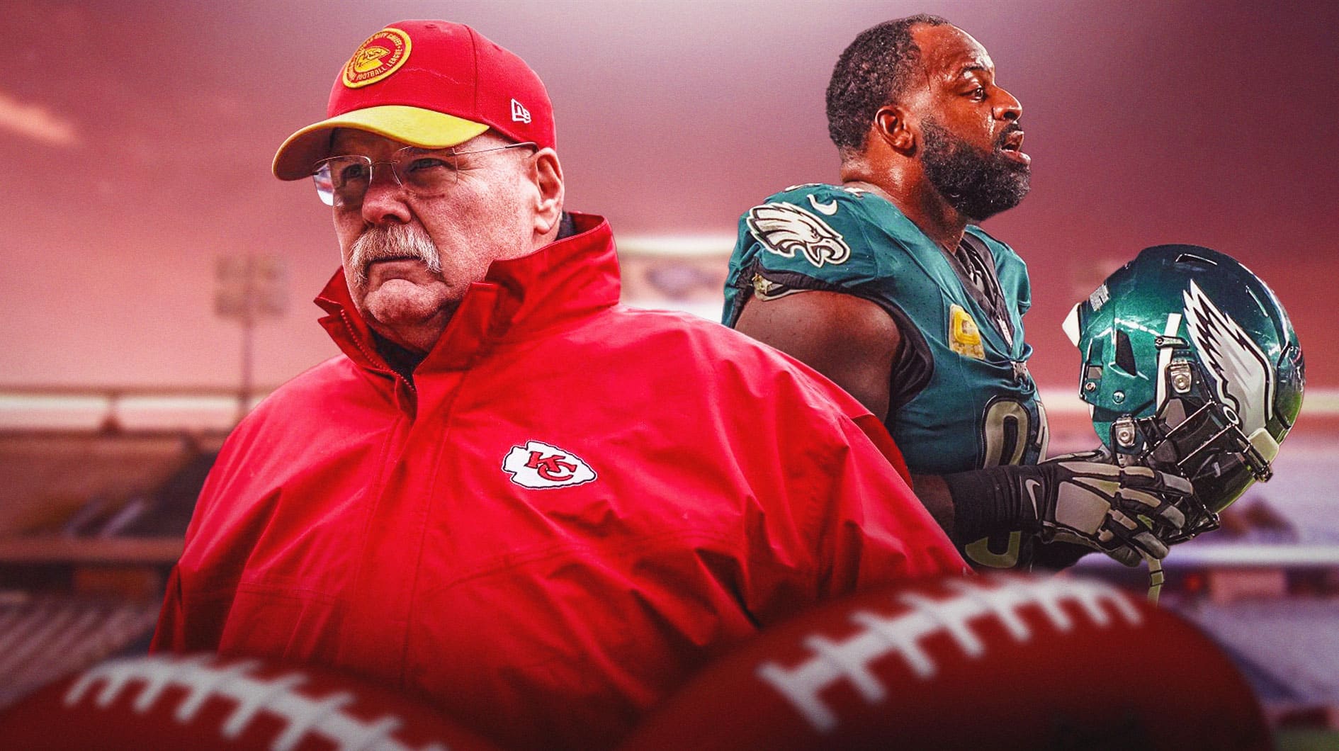 Eagles defensive line, Chiefs, Andy Reid, Fletcher Cox