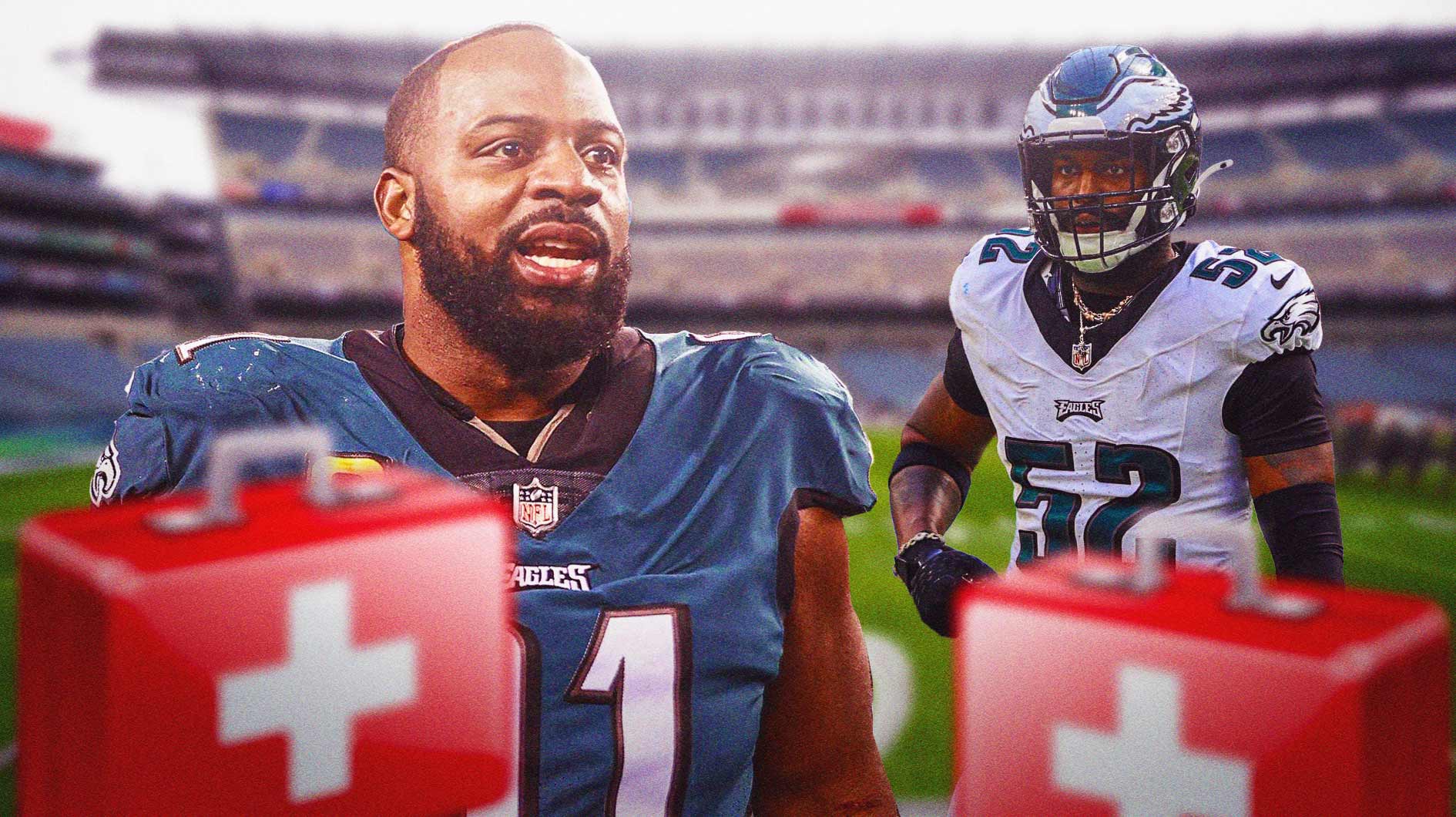 Eagles get concerning Fletcher Cox, Zach Cunningham injury updates