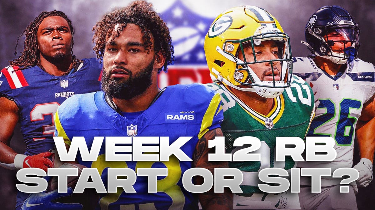 2023 Fantasy Football Week 12 Start 'Em Sit 'Em: Running Backs