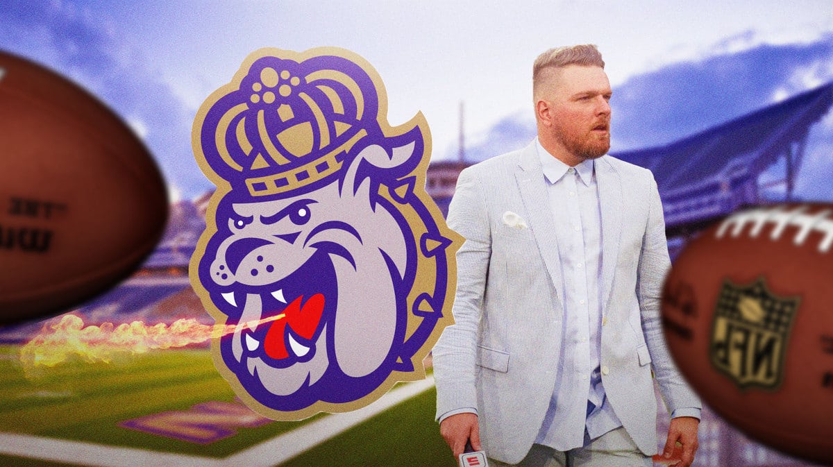 Pat McAfee riles up James Madison football fans