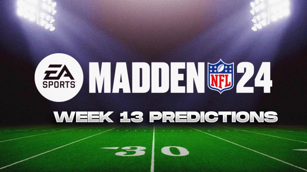Madden 24 Simulates - NFL Week 13 Predictions