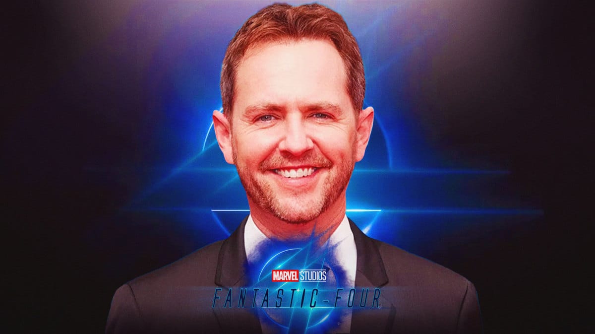 MCU Fantastic Four logo and Matt Shakman.
