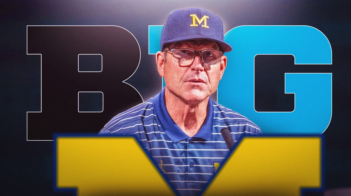 Jim Harbaugh, Big Ten logo