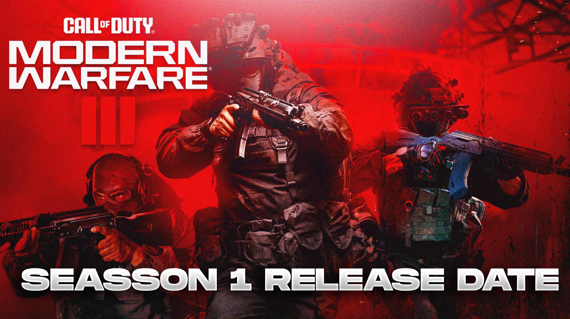 CoD Warzone and Modern Warfare 3 Season 1 date and time: featured