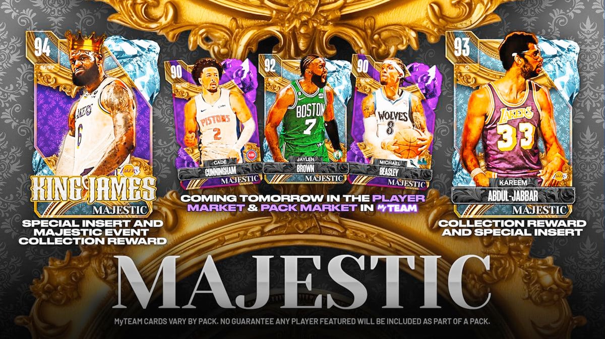 NBA2K MyTeam releases complete majestic set
