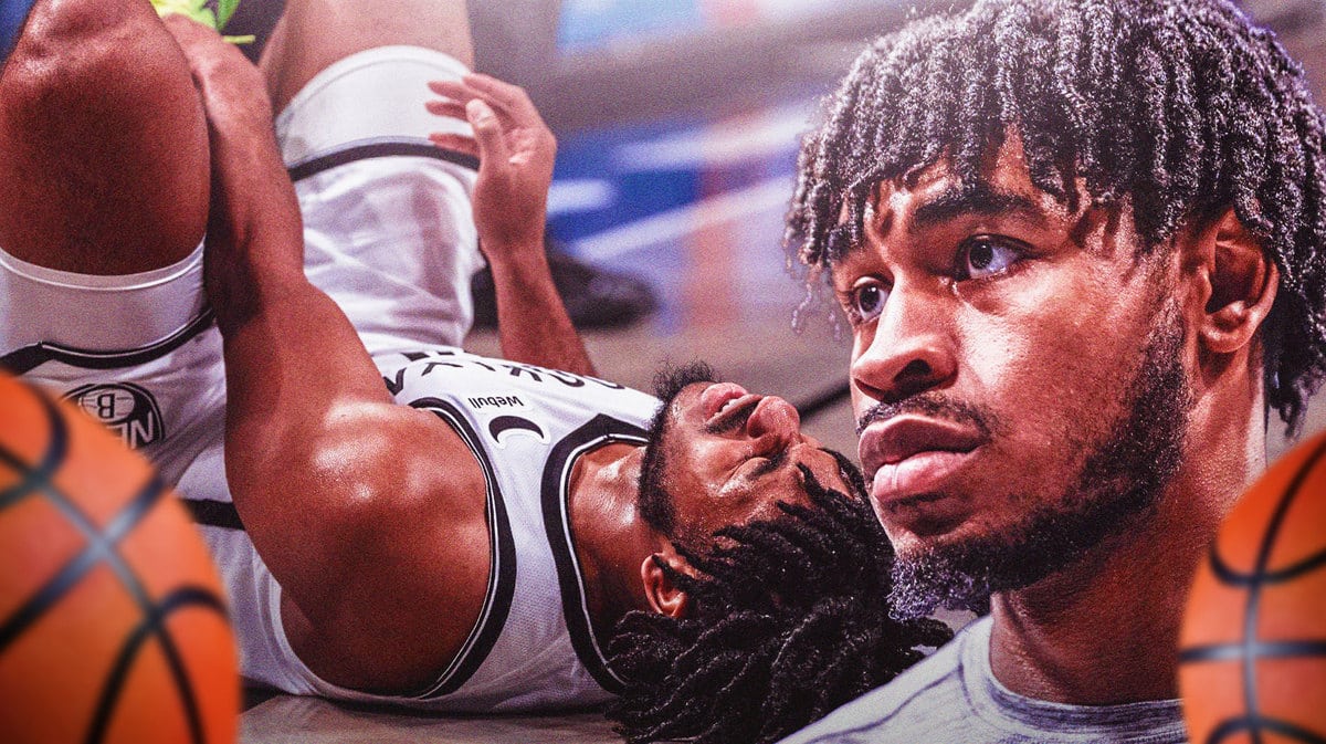 Cam Thomas gets injured Nets-Clippers game, Cam Thomas two-week ankle injury