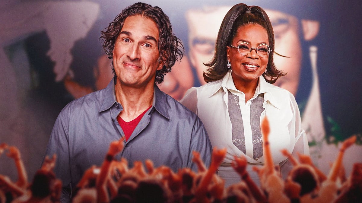 Pictures of the comedian Gary Gulman and Oprah Winfrey, who both have new specials on Max in December