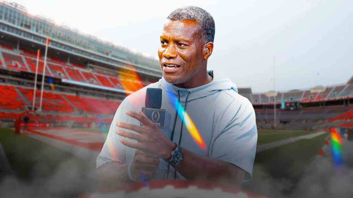 Ohio State football, Buckeyes, Michigan football, Wolverines, Joey Galloway, Joey Galloway with Ohio State football stadium in the background