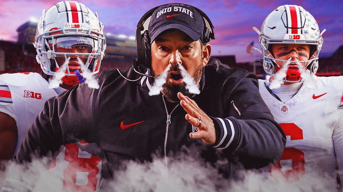 Ohio State football Marvin Harrison Jr, Ryan Day, Kyle McCord mad after Minnesota football call