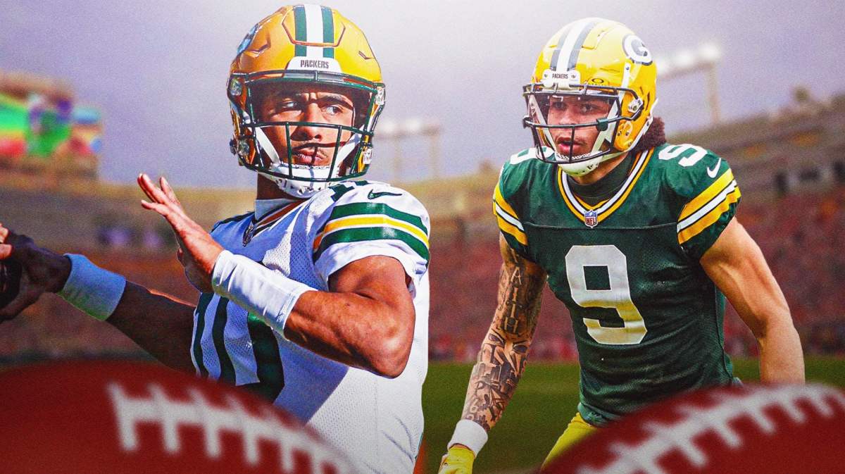 Packers Jordan Love and Christian Watson
