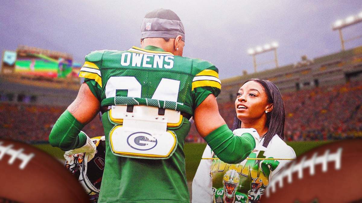 Packers, Lions, Simone Biles husband, Jonathan Owens