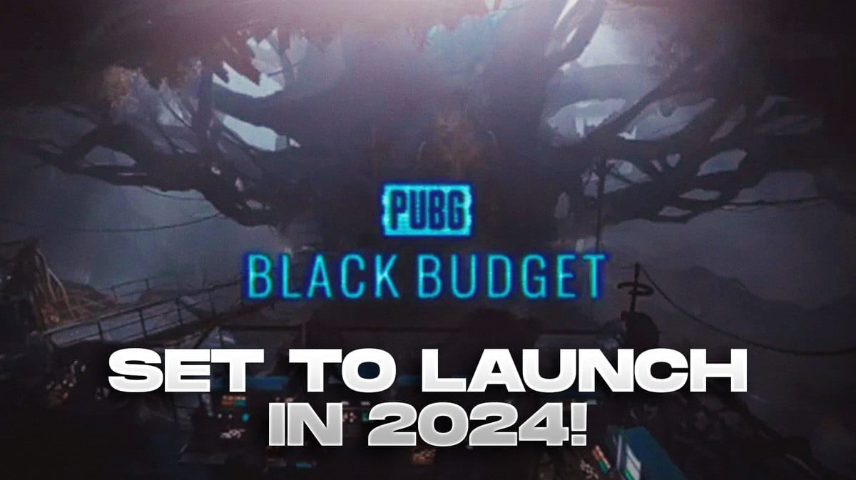 PUBG Black Budget teaser with the caption 'Set To Launch In 2024!'