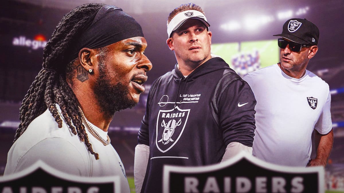 Raiders WR Davante Adams, former head coach Josh McDaniels, and former GM Dave Ziegler.