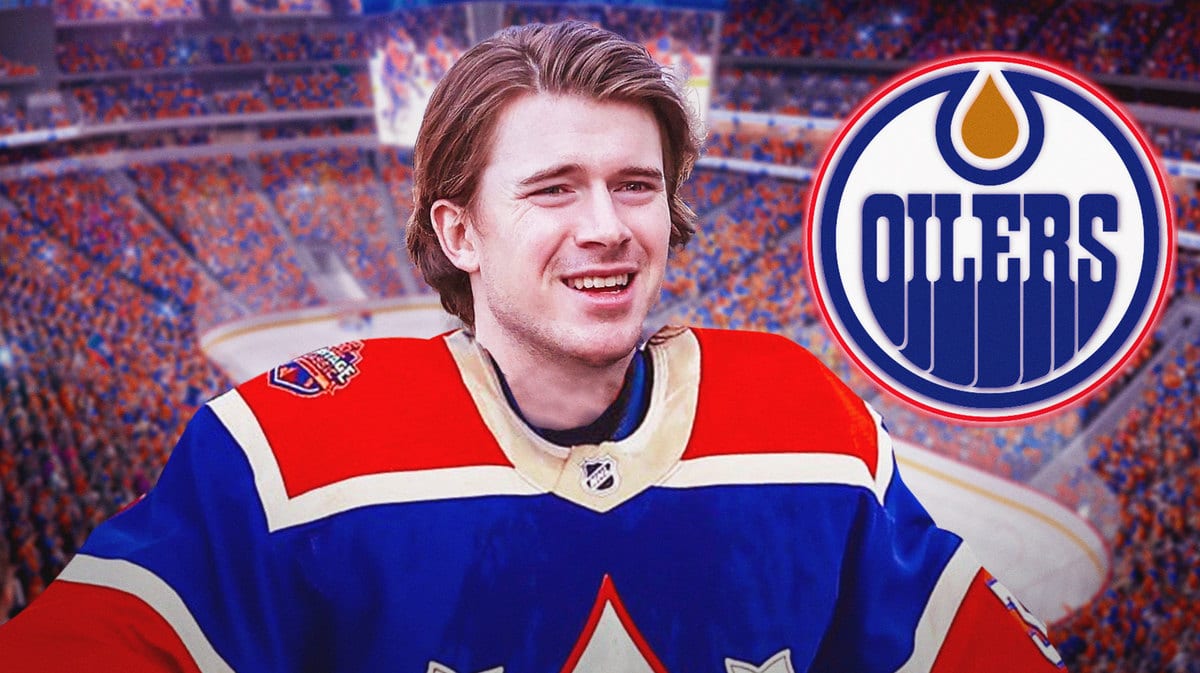 Philadelphia Flyers star Carter Hart in an Edmonton Oilers jersey as trade rumors around him grow