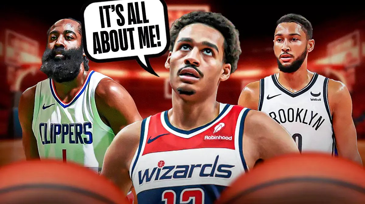 Jordan Poole, Ben Simmons and James Harden.
