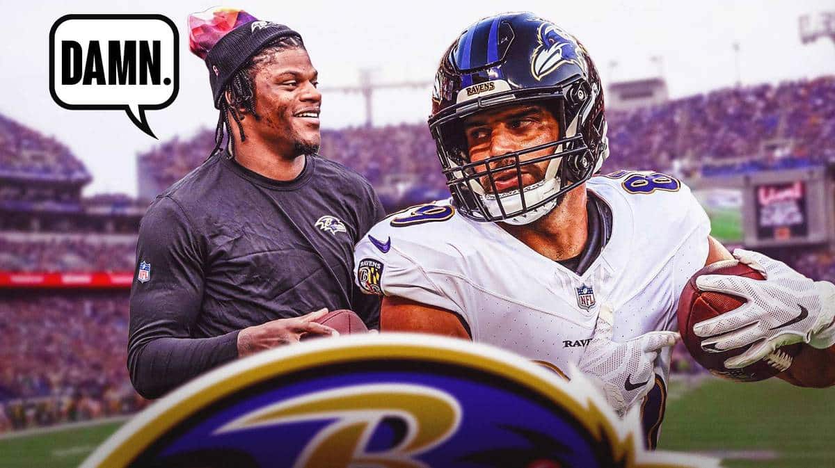 Ravens stars Lamar Jackson and Mark Andrews