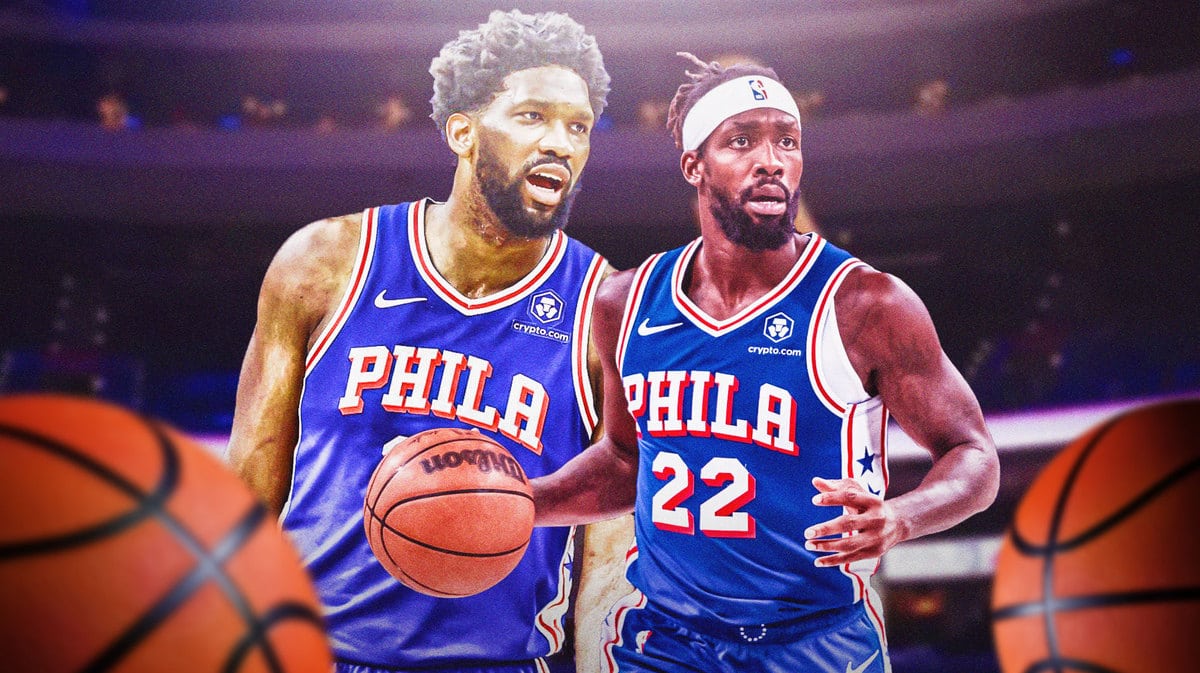 Patrick Beverley and Joel Embiid