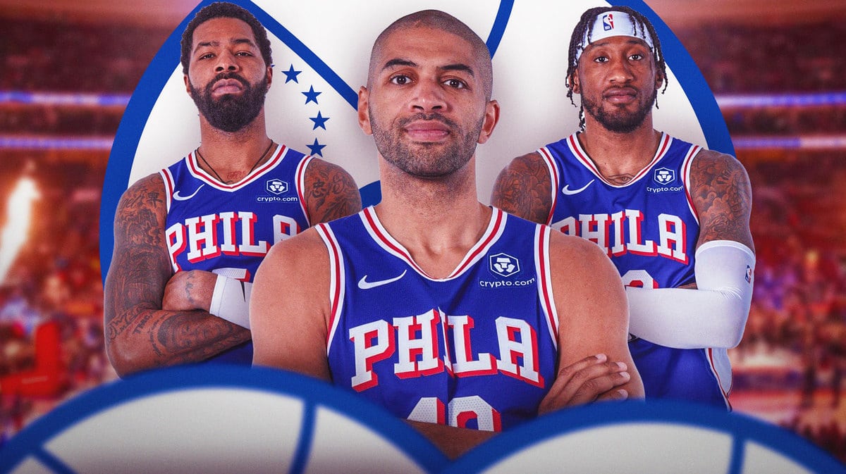 Sixers, Joel Embiid, Tyrese Maxey, Marcus Morris Sr., Nicolas Batum, Robert Covington