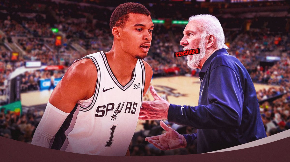 Gregg Popovich and Victor Wembanyama