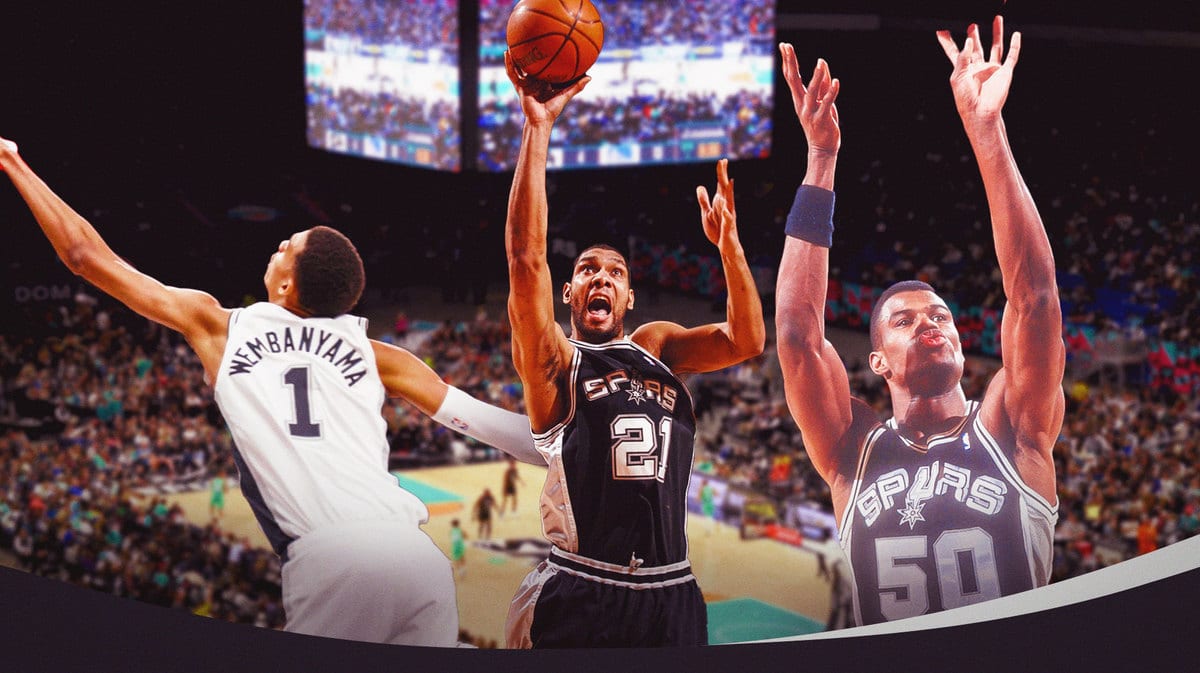 Victor Wembanyama, Tim Duncan, David Robinson