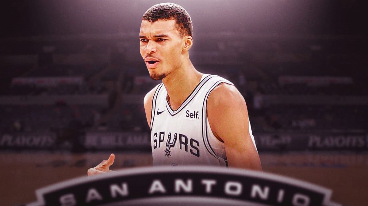 Spurs star Victor Wembanyama in the 2023-24 season