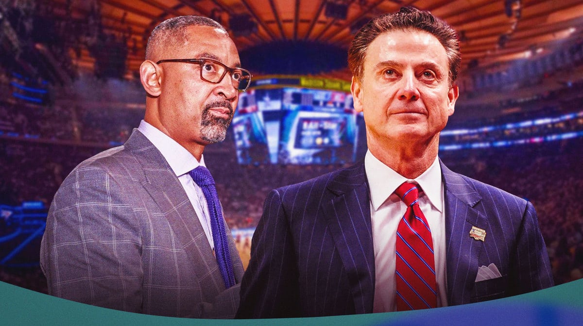 Gus Johnson watched as Michigan beat Rick Pitino and St. John's