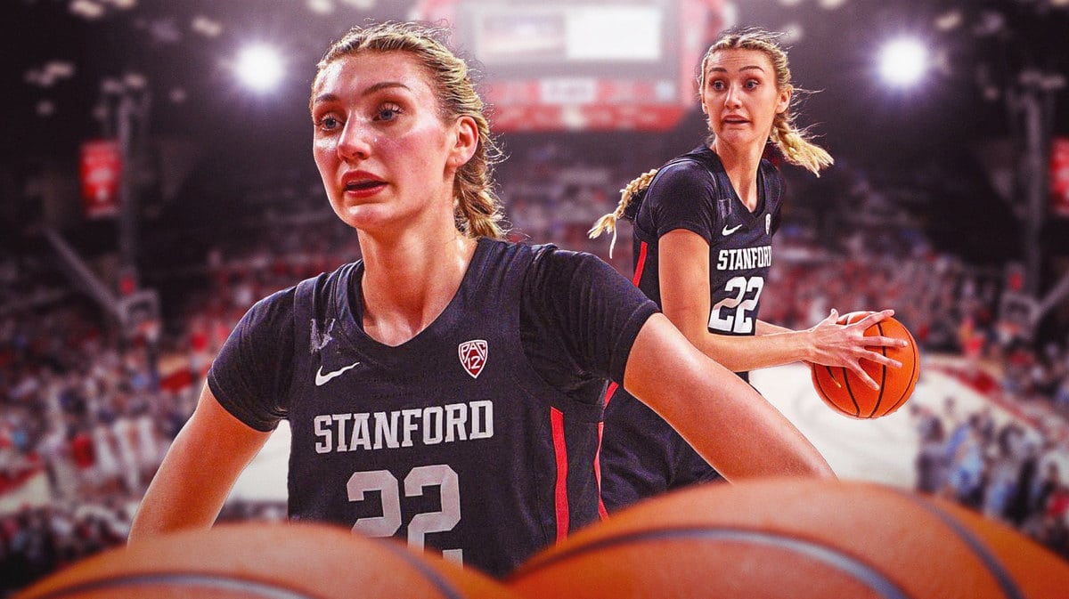 Stanford women's basketball player Cameron Brink